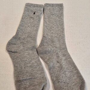 Socks Men's Crew Ralph Lauren Gray Navy Logo XL